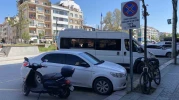 Eskişehir'de otobüs durakları otoparka döndü