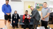 Paralimpik Milli Sporcu Mehmet Bakır Eğilmez’e anlamlı ziyaret