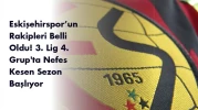 Eskişehirspor’un Rakipleri Belli Oldu! 3. Lig 4. Grup'ta Nefes Kesen Sezon Başlıyor