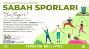 Tepebaşı Belediyesi’nden Açık Havada Spor Etkinliği