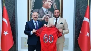 Vali Hüseyin Aksoy’dan Eskişehirspor Başkanı Ulaş Entok’a tebrik