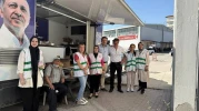 AK Parti’den Pazar Yerinde Üye Standı, Vatandaşlarla Birebir Temas