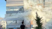 Alevler içinde kurtuluş: Yaşlı çiftin hayatını itfaiye ekipleri kurtardı