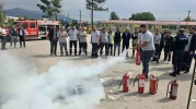 Afyonkarahisar’da Özel İdare Personeline Yangın Eğitimi Verildi