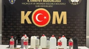 Kütahya’da Sahte Alkol Operasyonu: Litrelerce Tehlike Ele Geçirildi
