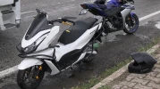 Kütahya’da otomobil ile motosiklet çarpıştı