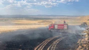 Sandıklı’da Hasat Öncesi Korkutan Yangın