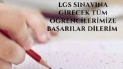 Vali Aksoy, LGS’ye girecek öğrencilere başarılar diledi