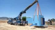 ESKİ tarafından 18 noktaya prefabrik beton su deposu yerleştirildi
