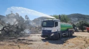 Çeşme ve Ödemiş’teki Yangına AKOM’dan Personel Ve Araç Desteği