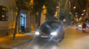 Eskişehir’de ters yönde gelen otomobil dehşette düşürdü