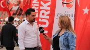 AKP Tepebaşı İlçe Başkanından 15 Temmuz Demokrasi ve Milli Birlik Töreni için "Cumhurbaşkanımızın İzinde Kefenimizi Giyerek Çıktık" İfadesi