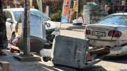 Bahçelievler Billur Sokak’ta Kaza: Çöpe Çarpan Araç Park Halindeki Araca Zarar Verdi
