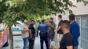 Apartman yangınında panik!