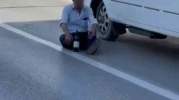 Alkollü Şahıs, Trafiği Tehlikeye Atan Eylemiyle Panik Yarattı!
