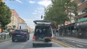 Duyarsız Sürücünün İnadı, İzleyenleri Şaşkına Çevirdi
