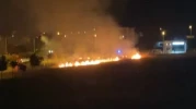 Eskişehir’de Havai Fişek Nedeniyle Çıkan Ot Yangını Korkuttu