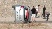 Kütahya'da Gerçekleşen Kazada Takla Atan Sürücü Yaralandı