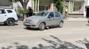 Eskişehir’de Kuryenin Feci Anı! Otomobille Çarpıştı, Hastaneye Kaldırıldı