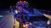 Gökçalan Yakınlarında Feci Kaza: Yaralılar Ambulansla Hastaneye Kaldırıldı