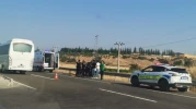 Tavşanlı-Kütahya yolunda takla atan otomobilde 2 kişi yaralandı