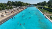 Kentpark Yapay Plajı Sezona Hızlı Girdi