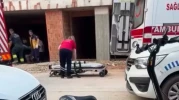 Eskişehir'de inşaat halindeki binadan düşen işçi yaralandı