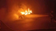 Seyir Halindeki Otomobilde Çıkan Yangın Aracı Kullanılamaz Hale Getirdi