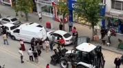 Kontrolden çıkan kepçe ortalığı savaş alanına çevirdi