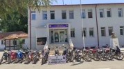 Eskişehir’de Şase ve Motor Numarası Değiştirilmiş 16 Motosiklet Ele Geçirildi