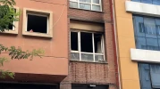 Şair Fuzuli Caddesi’nde Yangın: Yeni Tamir Edilen Çamaşır Makinesi Alev Aldı