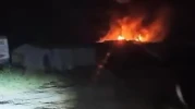 Eskişehir’de Çiftlik Samanlığında Gece Yarısı Yangını: Hayvanlar Son Anda Kurtarıldı
