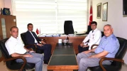 Dinar Kaymakamı Uğuz’dan hastane ziyareti