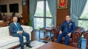 Vali Hüseyin Aksoy’dan Hava Korgeneral Rafet Dalkıran’a İade-i Ziyaret