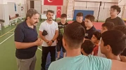 Eskişehir Gençlik ve Spor İl Müdürü Hasan Kalın, Genç Güreşçilerle Buluştu