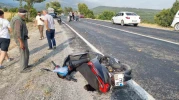 Kütahya Domaniç'te Motosiklet Kazası