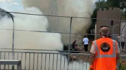 Bilecik’te Köprü Yıkımında Yangın Paniği: Ekipler Anında Müdahale Etti