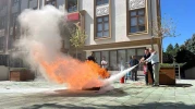 Afet ve Yangın Tatbikatı Gerçeğini Aratmadı