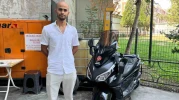 Kaza sonrası yaralıya yardım etmek yerine kamerayı sökmeye çalıştı