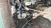 Yıkılan Okul Duvarı Yeniden Yapılıyor