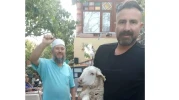 Kaybolan kuzuyu 2 gün misafir edip sahibine ulaştırdı