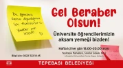 Tepebaşı Belediyesi’nden Üniversitelilere Ücretsiz Akşam Yemeği Desteği