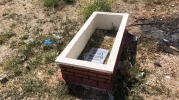 Eskişehir’de Boş Arazide Şaşkına Çeviren Mezar