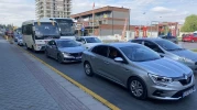 Eskişehir’de Okulun İlk Gününde Trafik Yoğunluğu