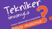 Anadolu Üniversitesi Açıköğretim Mezunlarına Tekniker Ünvanıyla Geniş Kariyer Fırsatı