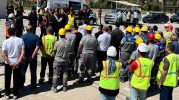 Hisarcık konsantratör tesislerinde yer üstü maden tatbikatı