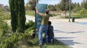 Millet Bahçesi’ndeki Tabelalar Yenilendi