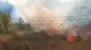 Sivrihisar’da Yangın Meyve Fidanlarına Zarar Verdi