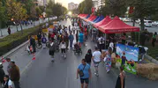 Arabasız Pazar’da Atatürk Bulvarı’nda Renkli Gün