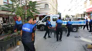 Tepebaşı'nda kaldırım işgaline zabıta müdahalesi